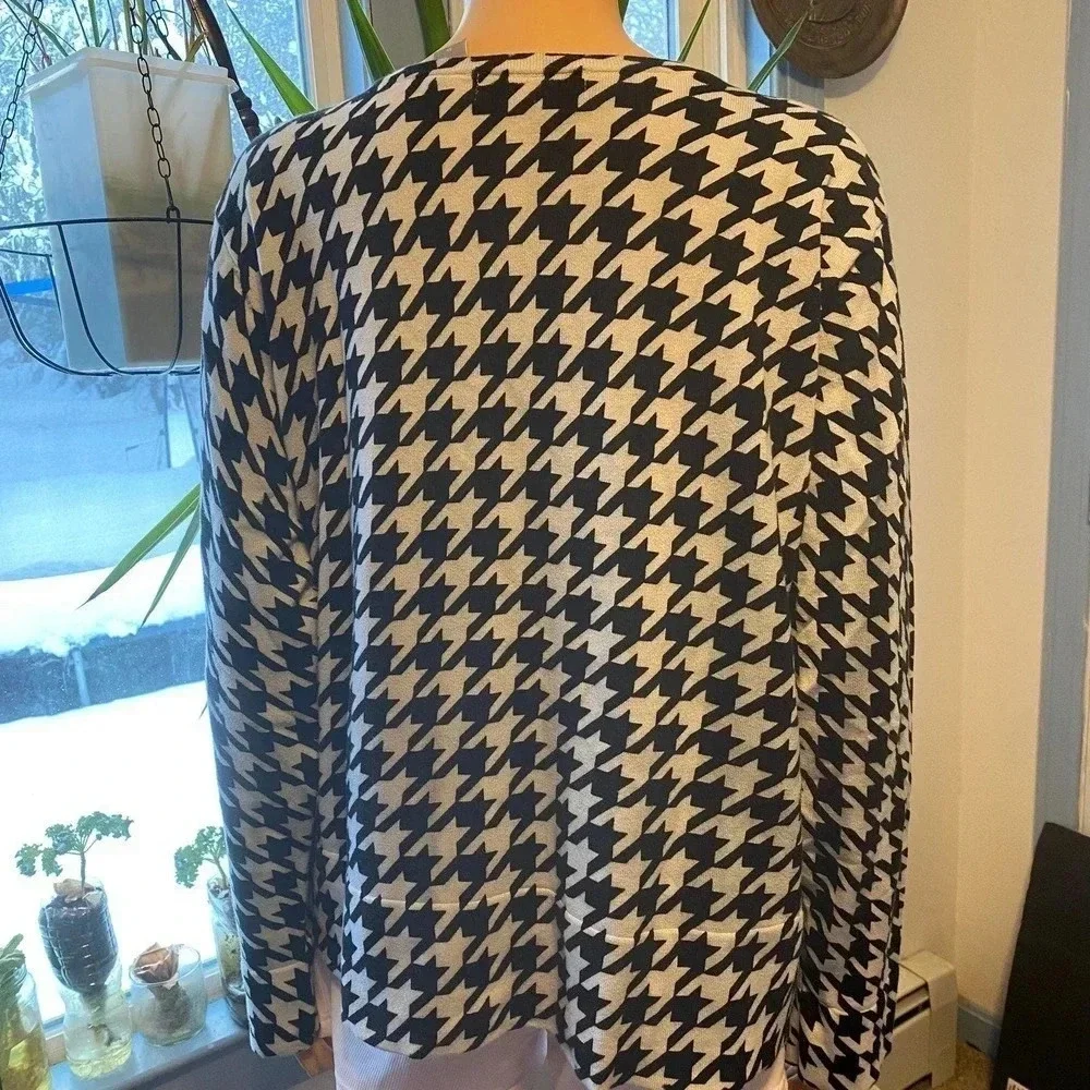Liz Claiborne Cotton Nylon Blend Button Up Sweater Cardigan Women Plus Size 1X